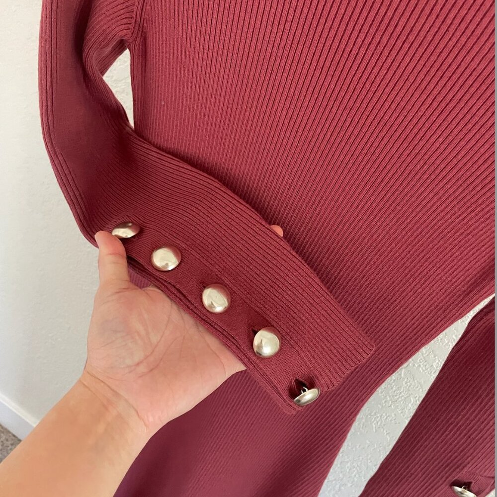 Sezane Hillary Dress Rosewood, Size S, NWOT - Picture 3 of 5
